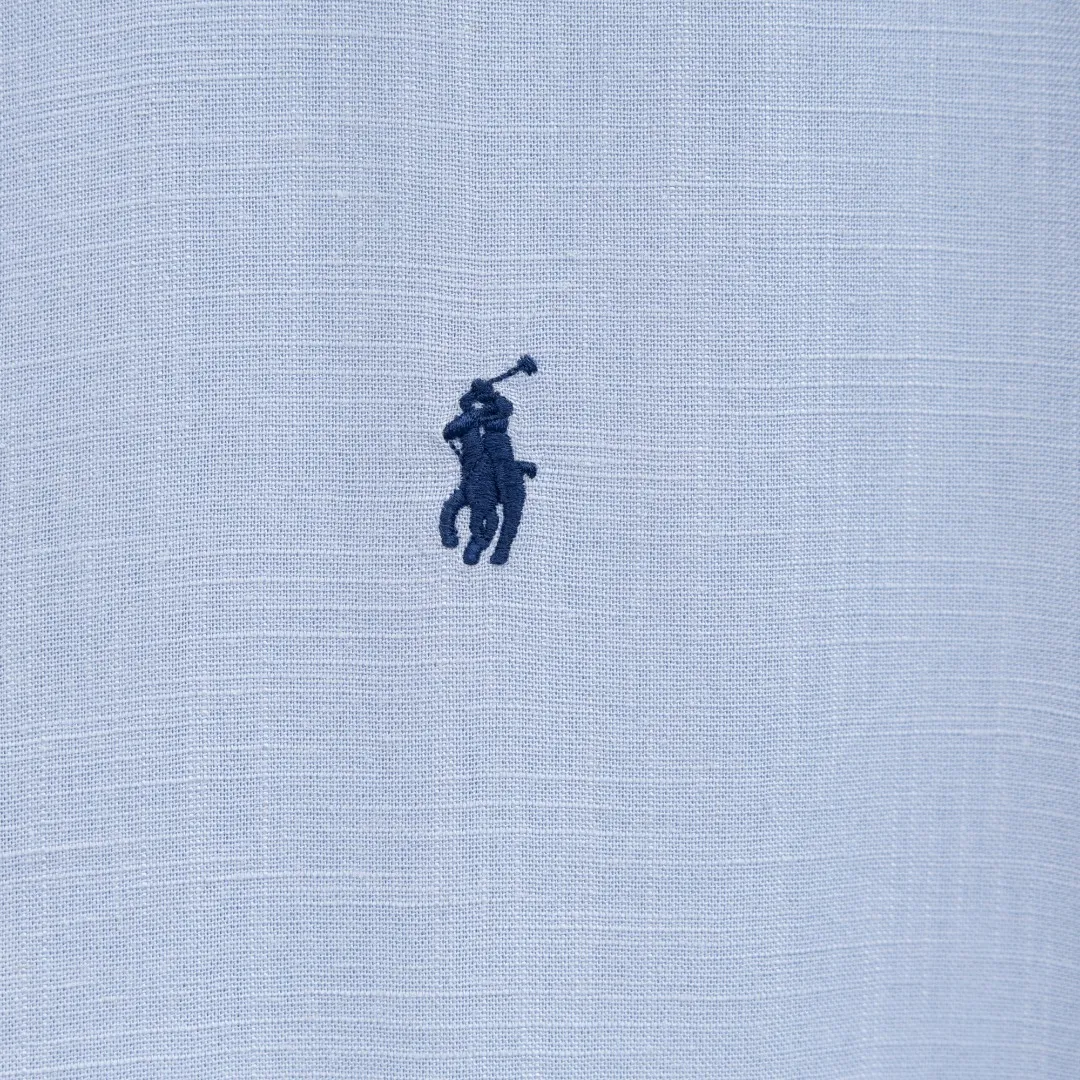P280 top version (different currencies) You can scan the code to enter the official website Style: Ralph Lauren POLO linen old money style embroidered long shirt POLO Color: Picture color Size: S-L Fabric: Linen Accessories: A full set of customized accessories No gender distinction, the same style for men and women